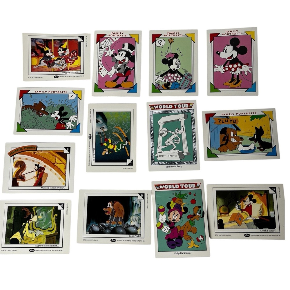 1991 Impel Disney‎ Collector Cards Lot of 13 Mickey Minnie Goofy Donald